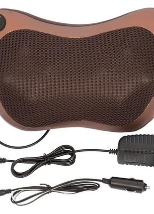 Масажер подушка massage pillow 8 роликів 80282 фото