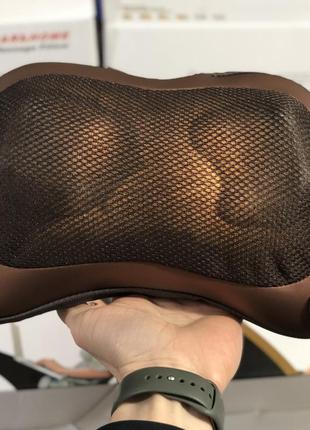 Масажер подушка massage pillow 8 роликів 80281 фото