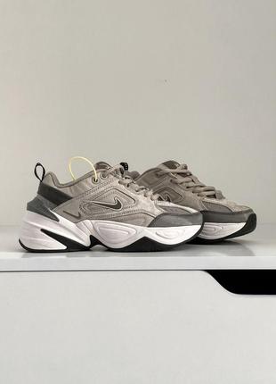 Женские кроссовки aztec nike m2k tekno grey white 36-37-39-40