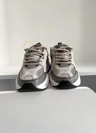 Женские кроссовки nike m2k tekno grey white 36-37-39-404 фото