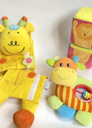 Детский набор ростомер комфортер кубики мягкие