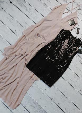 Нежно розовое платье в пол с воланами на бретелях5 фото