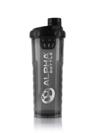 Шейкер для спортивного харчування alpha bottle shaker (900 ml) smoke