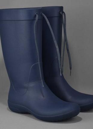 Crocs freesail rain boot дождевики сапоги женские резиновые. оригинал. 37 р/w 7/24 см.2 фото