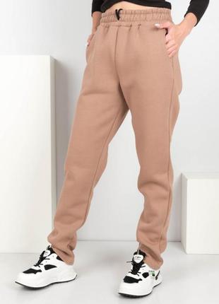 Жіночі теплі зимові спортивні штани на флісі