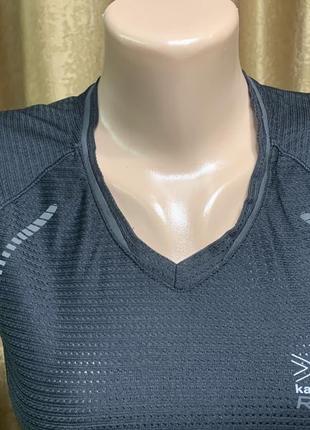Спортивная женская черная футболка karrimor, реглан, футболка для фитнеса размер s7 фото