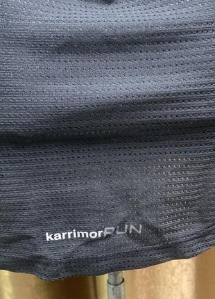 Спортивная женская черная футболка karrimor, реглан, футболка для фитнеса размер s8 фото