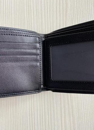 Черный мужской кошелёк baellerry эко кожа3 фото