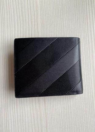 Черный мужской кошелёк baellerry эко кожа6 фото