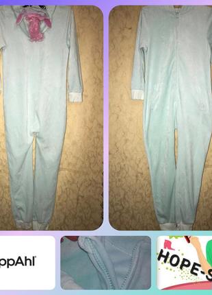 Піжама, кигуруми,велюровий комбінезон для сну єдиноріг 🦄 8/11рочкив.