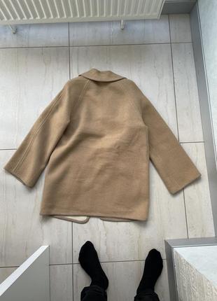Шерстяне пальто-сорочка3 фото