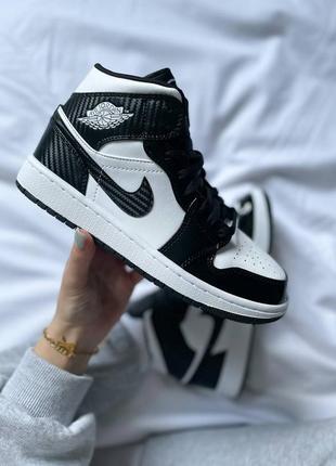 Nike air jordan 1 mid se aswcarbon fiber