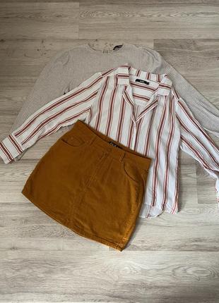 Вельветовая юбка