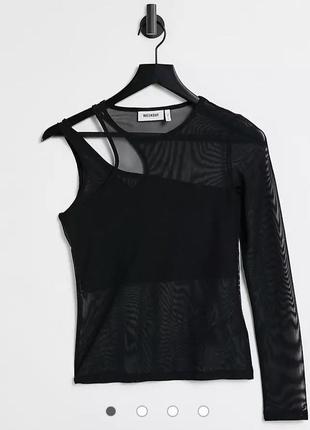 Черный топ weekday