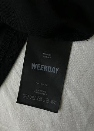 Черный топ weekday 5
