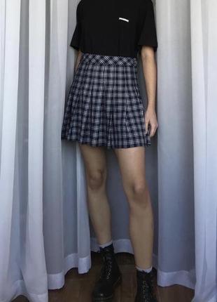 Юбка в клетку h&m
