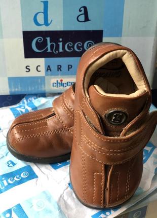 Новые кожаные ботинки chicco 5