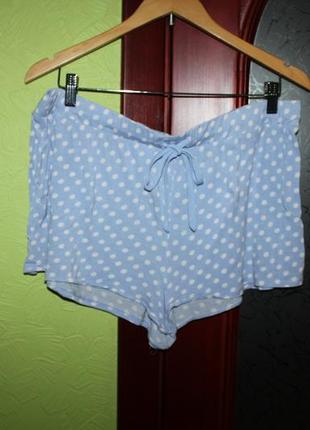 Пижамные шорты, вискоза, 18 eur, наш 54-56 размер от marks&spencer, англия