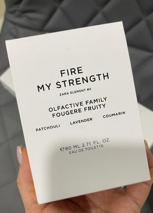 Zara  fire my strength