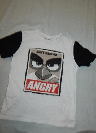 Футболка angry birds на хлопчика 14 років 160 см
