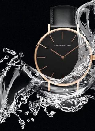 Часы hannah martin ультратонкие, водонепроницаемый корпус.3 фото