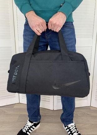 Дорожная спортивная сумка nike черная мужская для спорт зала, тренировок, путешествий