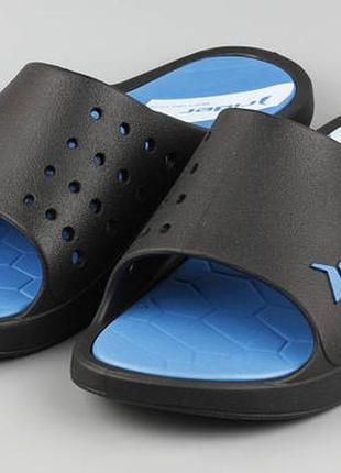 Шлепанцы мужские черные синие rider bay x ad 83060-24416