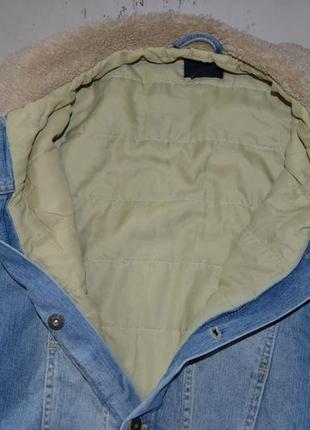 Джинсовая куртка утепленная asos, размер s3 фото