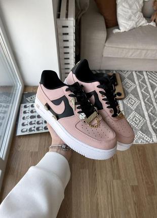 Женские кроссовки nike air force 1 low pink white 36-37-38-39