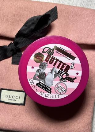 Баттер для тіла масло soap & glory зволожучий крем кориця і слива новорічний