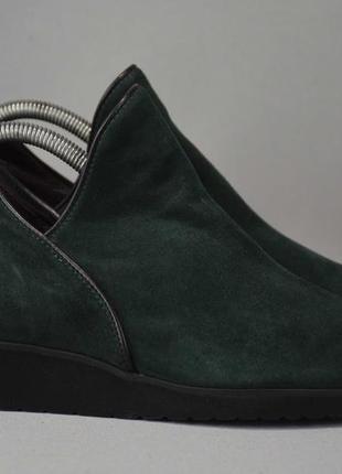 Brunate туфли ботильоны женские кожаные замшевые. италия. оригинал. 38.5 р/25 см.
