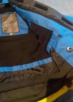 Патриотическая желто/голубая лыжная куртка на мальчика, рост 86 см9 фото