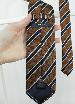 Краватка boggi italy brown tie