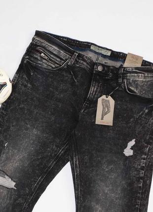 Мужские узкие джинсы, скинни, варенка, рванные clockhouse5 фото