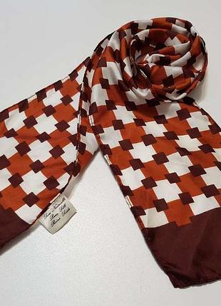 Шарф silk, 100% шовк, 105*13,5 см, як новий!