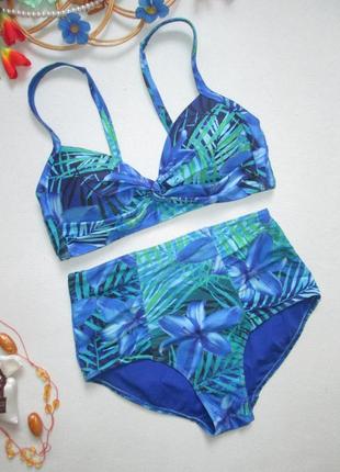 Суперовый раздельный купальник в цветочный принт m&co 🍒🍹🍒