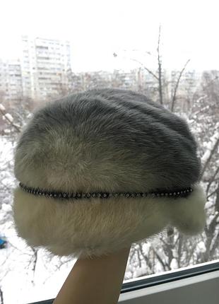 Шапка из меха песца