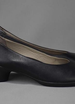 Ecco sculptured туфлі лодочки жіночі шкіряні. оригінал. 36 р./23 см.
