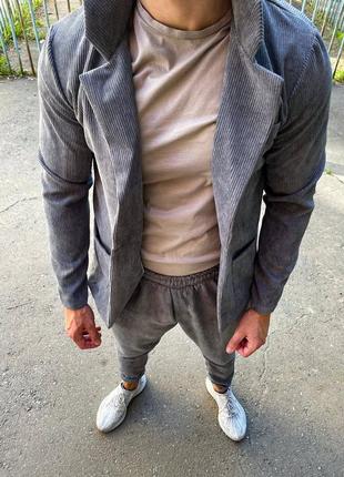 Классический костюм мужской. строгий костюм двойка (однобортный пиджак + брюки)1 фото