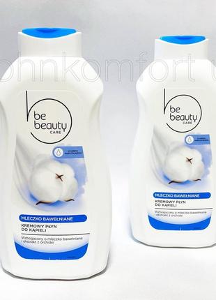 Гель для душа be beauty care 1,3 л экстракт хлопка3 фото