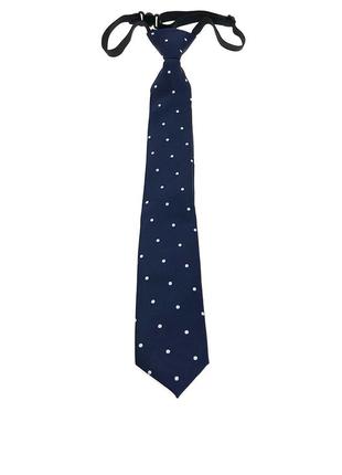 Краватка синя в горошок h&m1 фото
