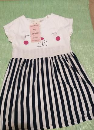 Легкое платье для малышки на 1 год