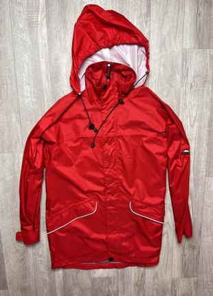 Mckinley дождевик s/m ветровка мужская красный