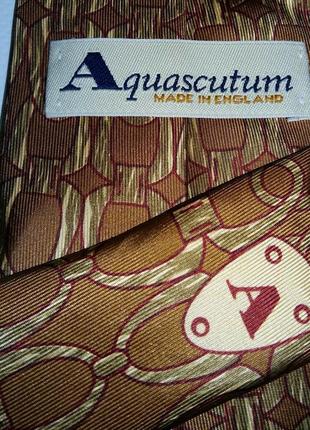 Шелковый галстук aquascutum /187/2 фото