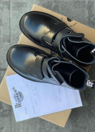 Чоботи в стилі dr. martens coralia venice mono black