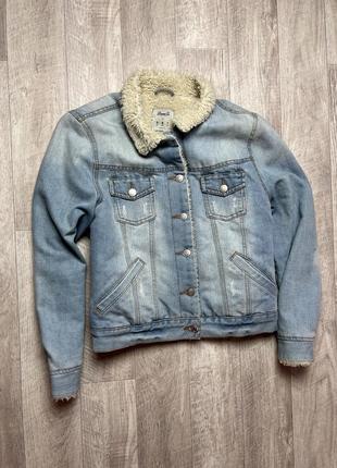 Denim co джинсовая куртка m женская демисезонная утепленная1 фото