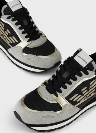 Шикарні кросівки gravierter armani, р. 40,5 - 41