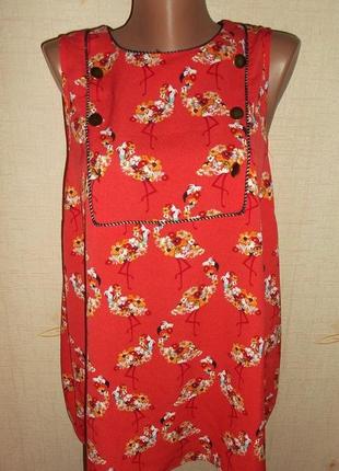 Яркая блуза  на пышную женщину- р. 5xl -next