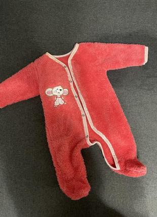 Зимовий человечек ромпер кигурумі плюшевий дуже теплий в розмірі 52-62. на етикетці 62. новий