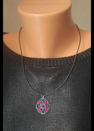 Каучуковий підвіс, чокер з кулоном